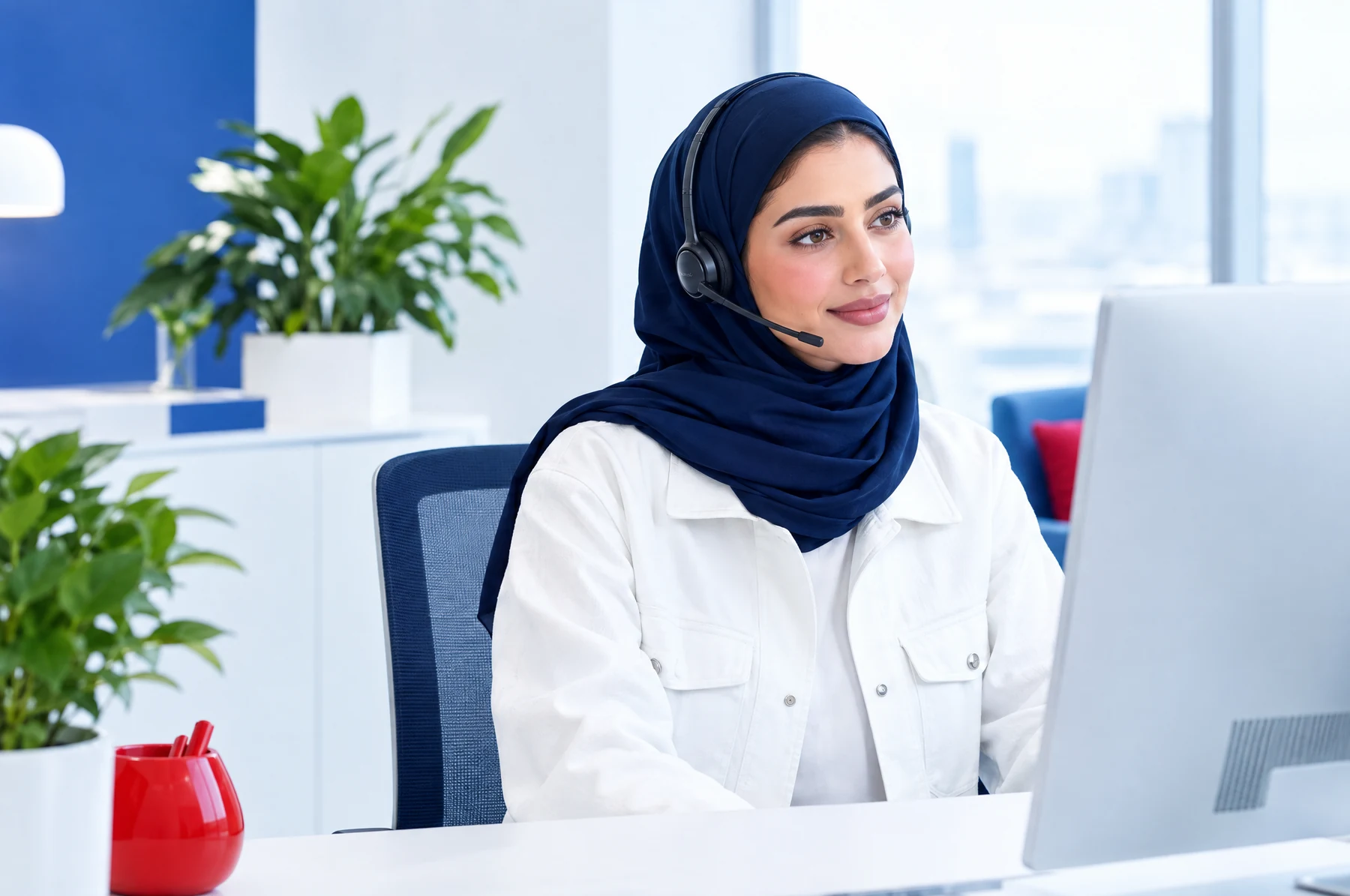 خدمة دعم تساعد العميل على حل ملاحظته